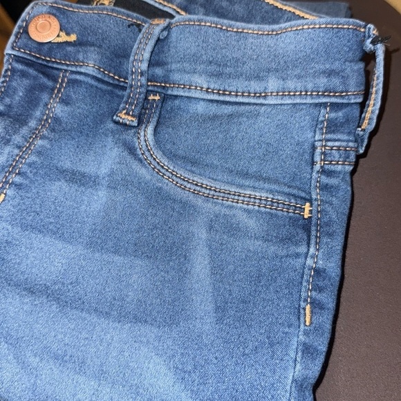 Old navy size 16 blue jeans denim girls adjustable waist ballerina style - Picture 15 of 16